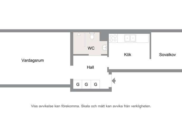 1.5 rum Lägenhet på Trelleborgsgatan 9b Folkets Park Malmö kommun - bild 17