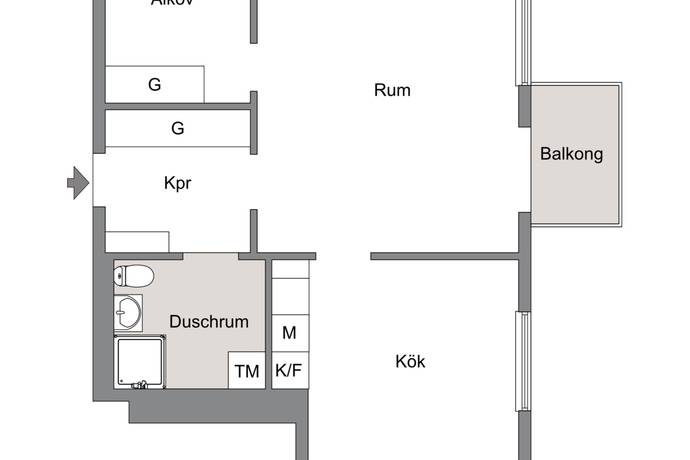 1.5 rum Lägenhet på Biblioteksgången 2 Täby Centrum Täby kommun - bild 16