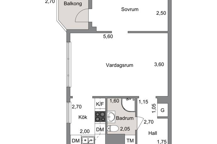 2 rum Lägenhet på Kungsgatan 42 Centrum Trollhättans kommun - bild 16