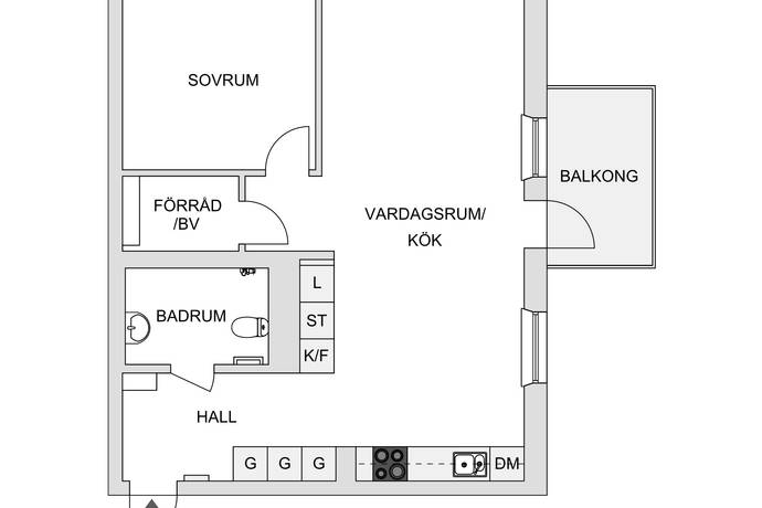 2 rum Lägenhet på Valsta gårdsväg 4 Märsta Sigtuna kommun - bild 18