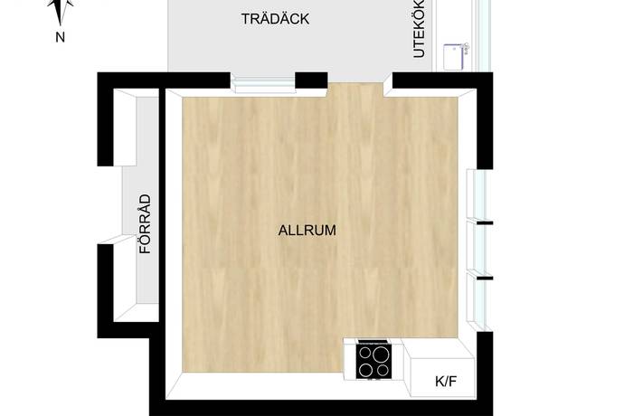 1 rum Fritidshus på Flansbjer Nr 46 Flansbjers koloniområde / Toftanäs Malmö kommun - bild 9