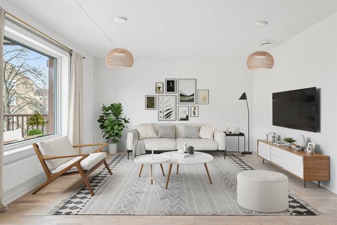 2 rum lägenhet på Kvarntorgsgatan 2B, 2tr Höganäs, Uppsala kommun - bild 3