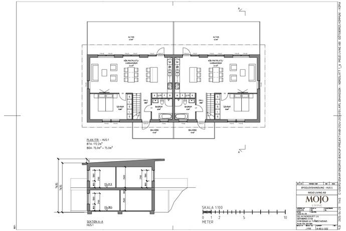 6 rum Parhus på Del av nordslätt 1:6 Säve Göteborgs kommun - bild 40