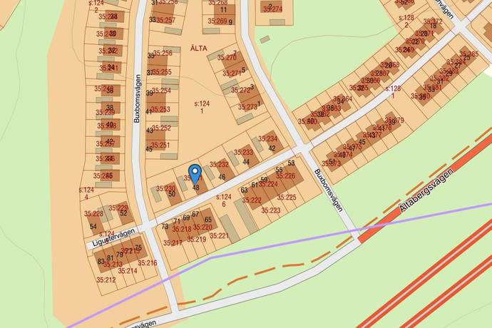 6 rum Villa på Ligustervägen 48 Älta - Södra Hedvigslund Nacka kommun - bild 53