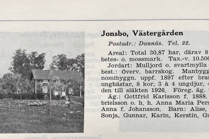 Gård med jordbruk på Dannäs Jonsbo 4 Dannäs ca 4 km från sjön Bolmen Värnamo kommun - bild 46