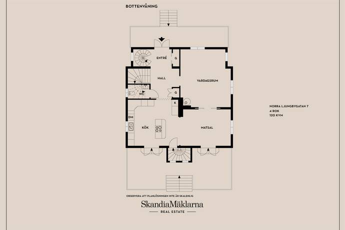 120 m² Villa på Norra Ljungbygatan 7 Norrstrand Karlstads kommun - bild 7