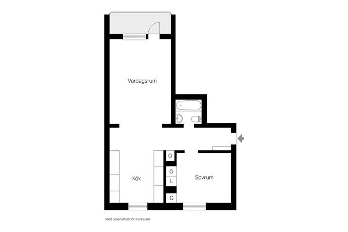 2 rum Lägenhet på Barnhemsgatan 40 Sjöbo Borås kommun - bild 17