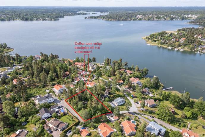 tomt på Rödbosundsvägen 39 Rödbosund, Österåkers kommun - bild 1