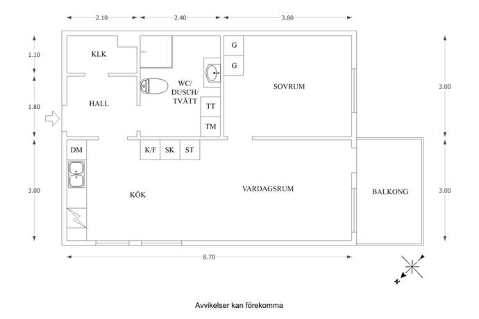 2 rum Lägenhet på Lantgårdsvägen 19C Holmängen Vänersborgs kommun - bild 23