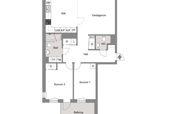 3 rum Lägenhet på Krögers Promenad 13 Silverdal Sollentuna kommun - bild 17