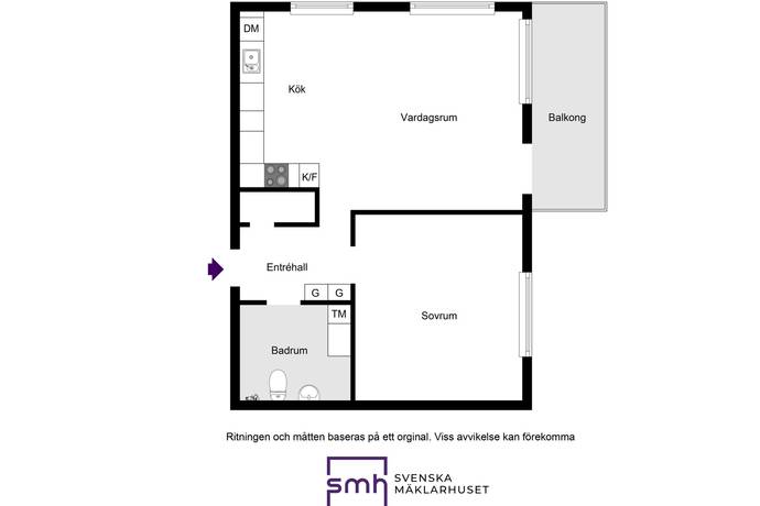 2 rum Lägenhet på Aprikosgatan 1B, vån 5/5 Hässelby Strand Stockholms kommun - bild 19