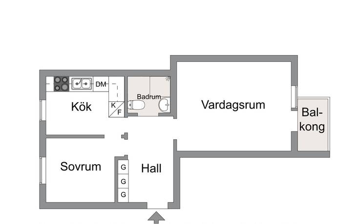 2 rum Lägenhet på Hagagatan 46c Haga Norrköpings kommun - bild 21