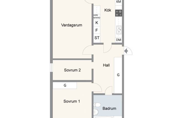 3 rum Lägenhet på Båtholmsbacken 9 Vårberg Stockholms kommun - bild 16