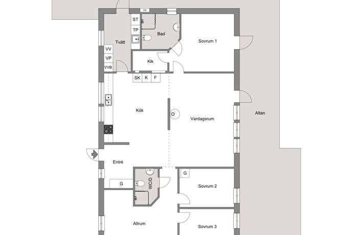 4 rum Villa på Malidsvägen 10 Sätila Marks kommun - bild 28