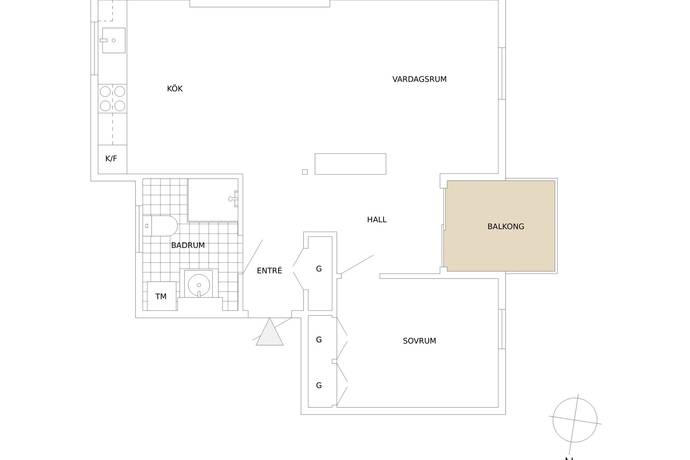 2 rum Lägenhet på Sturegatan 27  Centrum/lugnet Borås kommun - bild 16