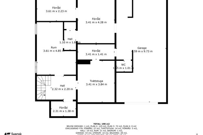 7 rum Villa på Verkstadsgatan 19 Gröndal Oskarshamns kommun - bild 54