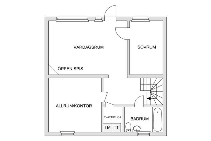 6 rum Radhus på Värmlandsvägen 296 Farsta Stockholms kommun - bild 11