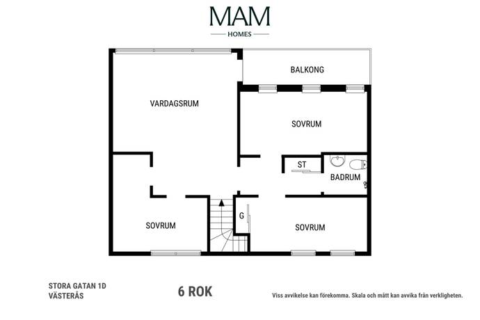 6 rum Lägenhet på Stora gatan 1D Centrum Västerås kommun - bild 40