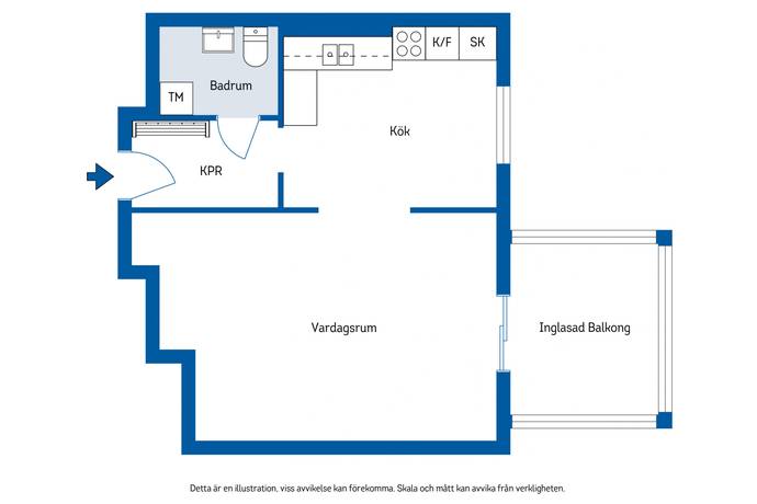 1 rum Lägenhet på Dalgatan 38A Sundsvall centrum Sundsvalls kommun - bild 13