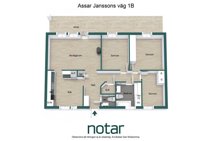 4 rum Villa på Assar Janssons väg 1B Sala kommun - bild 35