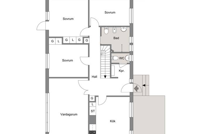 4 rum Villa på Svanvägen 3 Hudiksvall - Sandvalla Hudiksvalls kommun - bild 41