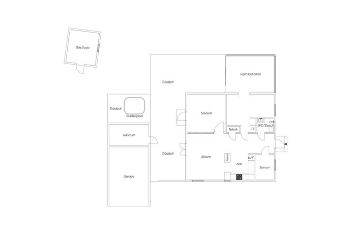 77 m² Vinterbonat fritidshus på Trapetsvägen 7533 Hällevik Sölvesborgs kommun - bild 29