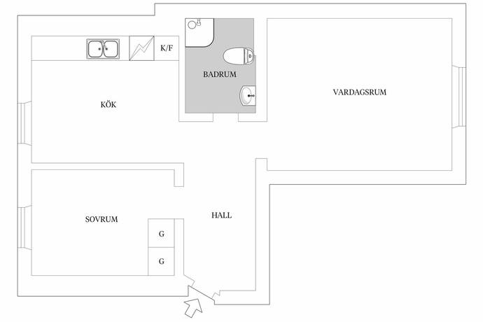 2 rum Lägenhet på Trädesgatan 4B Centrala Hisingen Göteborgs kommun - bild 19