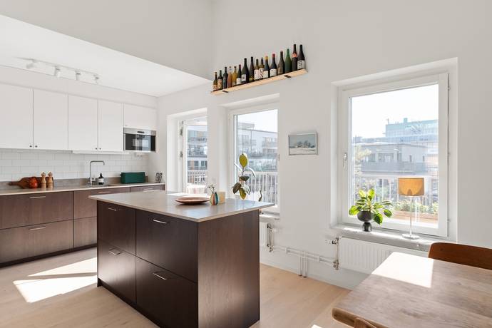 3 rum lägenhet på Virkesvägen 7B, takvåning Hammarby Sjöstad, Stockholms kommun - bild 4
