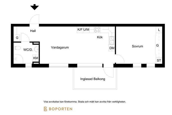 2 rum Lägenhet på Kvarnvägen 3C Väst på stan Umeå kommun - bild 23