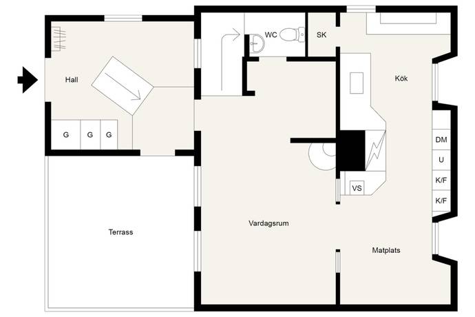 5 rum Parhus på S:t Johannesgatan 10 Djurgården Eskilstuna kommun - bild 38