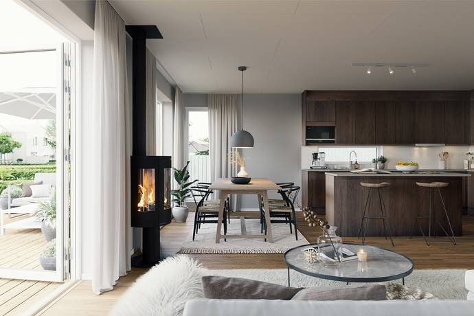 6 rum Kedjehus på Nygårds dammar - Hus 60 Svedala kommun - bild 2