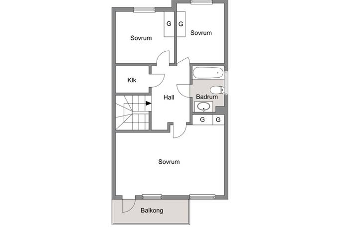 4 rum Radhus på Mor Charlottas väg 12 Kungsbacka Kungsbacka kommun - bild 21