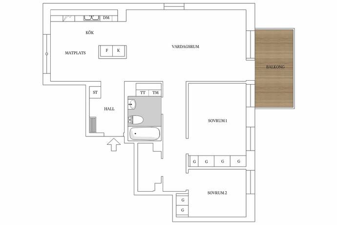 3 rum Lägenhet på Annedalsvägen 30, vån 1 Bromma - Annedal Stockholms kommun - bild 29