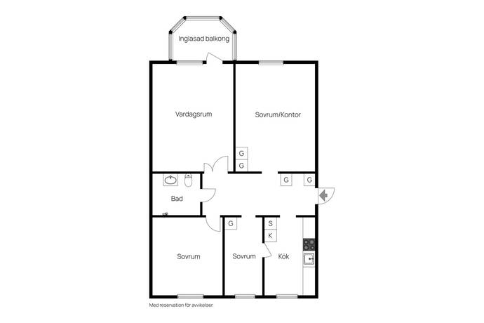 4 rum Lägenhet på Gamla Bangatan 11B Karlberg Ludvika kommun - bild 22