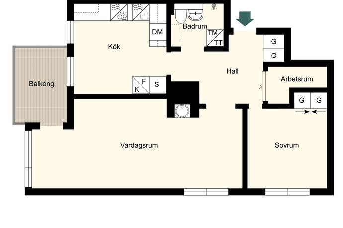 2 rum Lägenhet på Furuvägen 23 Centrala Sundbyberg Sundbybergs kommun - bild 22