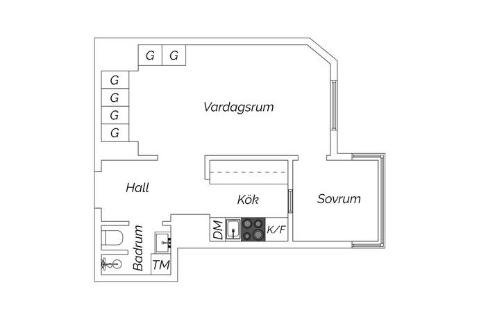 2 rum Lägenhet på Kommendörsgatan 42, 3 tr Östermalm Stockholms kommun - bild 20