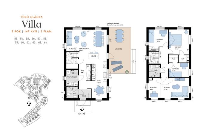 5 rum Villa på Järnåldersvägen Tölö Kungsbacka kommun - bild 8
