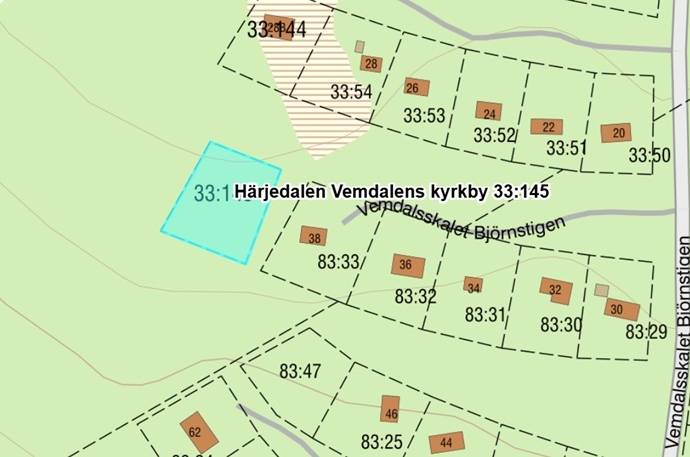 tomt på Vemdalsskalet Björnstigen Vemdalsskalet, Härjedalens kommun - bild 5