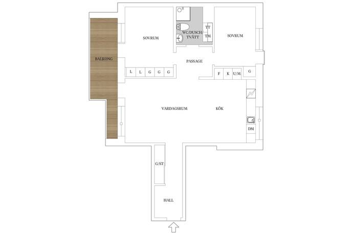 3 rum lägenhet på Kvarnbygatan 25 Mölndal - Kvarnbyn, Mölndals kommun - bild 4