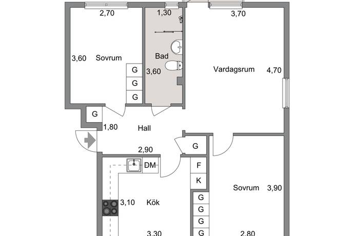 3 rum Lägenhet på Antenngatan 25 B Järnbrott Göteborgs kommun - bild 23