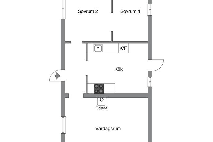 3 rum Vinterbonat fritidshus på Ekhaga 2 Torhamn Karlskrona kommun - bild 17