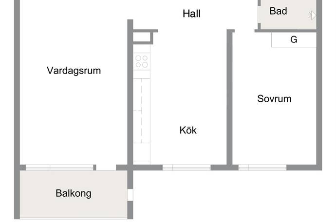 2 rum Lägenhet på Tornfalksgatan 20 Söderkulla Malmö kommun - bild 20