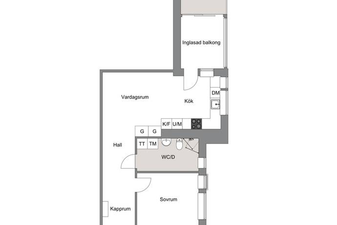 2 rum Lägenhet på Biskopsgatan 7 Norrgård Kalmar kommun - bild 22