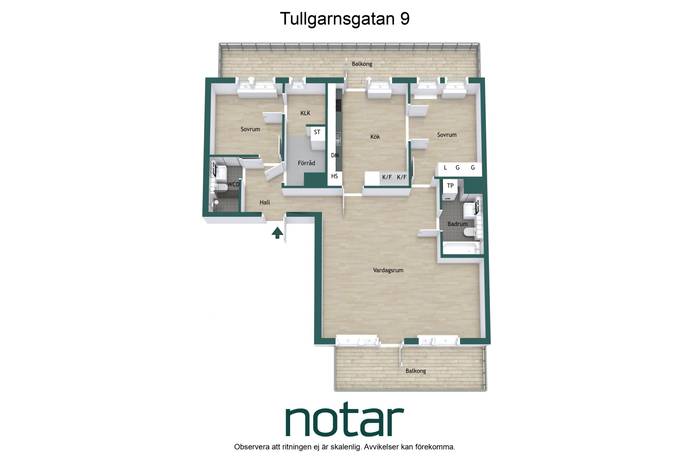 4 rum Lägenhet på Tullgarnsgatan 9 Kungsängen - Industristaden Uppsala kommun - bild 34