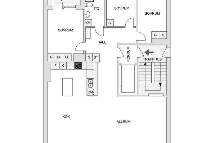 4 rum Lägenhet på Köpmangatan 14B Centrum Skellefteå kommun - bild 15
