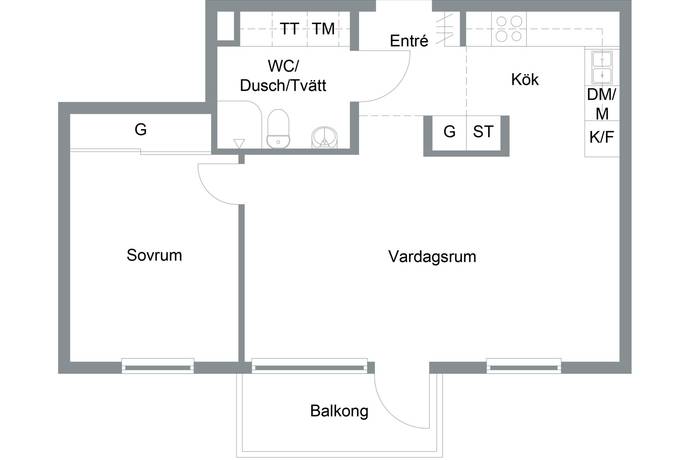 2 rum lägenhet på Vallare Walls gata 18 Rynningeåsen, Örebro kommun - bild 4
