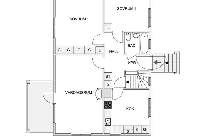 4 rum Villa på Tvärgatan 17 Storuman Storumans kommun - bild 9