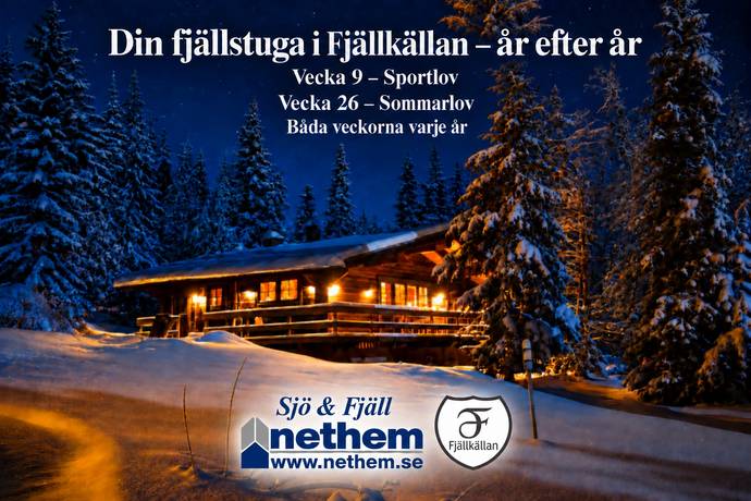 Brf. Fjällkällan Rörosvägen 164. Vecka 9 och 26. Hus 14 Hustyp B, Brf Fjällkällan – Funäsdalen – Funäsfjällen, Härjedalens kommun