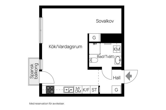 1.5 rum Lägenhet på Skeppsgatan 24b Varvsstaden Malmö kommun - bild 21