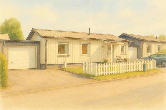 4 rum radhus på Silvermossvägen 3 Ritorp, Södertälje kommun - bild 1